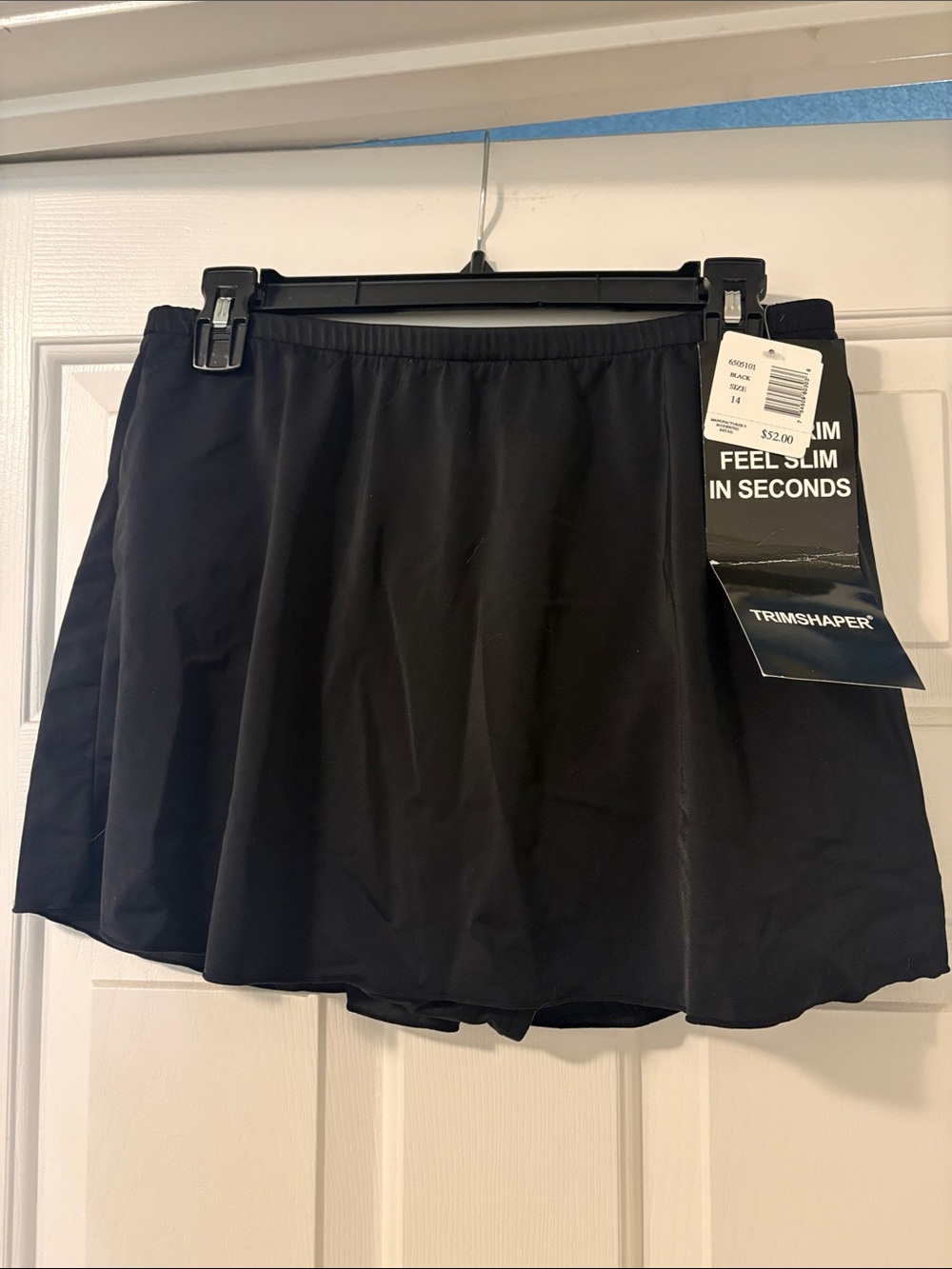 Trimshaper Women’s Black Swim Skirt